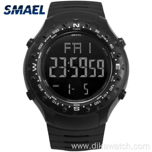 SMAEL Men Sports Watches Countdown Double Time